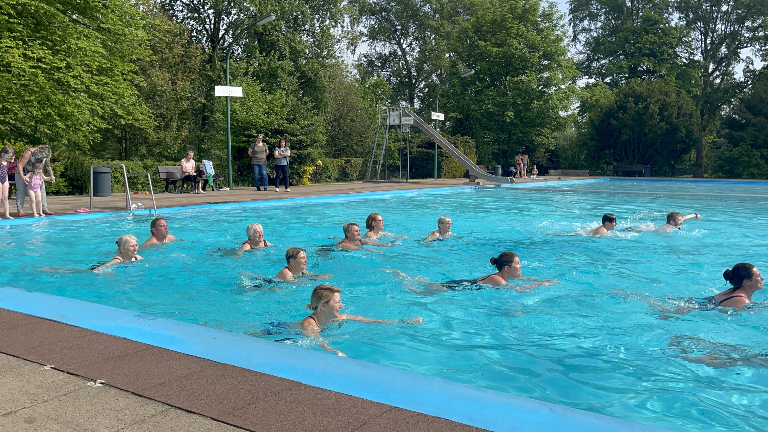 Freibad Anschwimmen